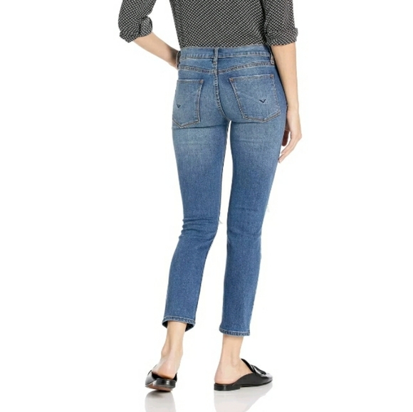 NWT HUDSON DISTRESSED 👖 JEANS STRETCH SKINNY CROPPED. 29 $215 - Picture 3 of 8
